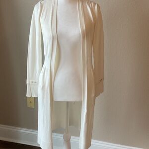 WHBM Elegant Cream Women's Cardigan